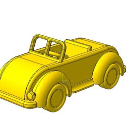 Автомобиль игрушечный деревянный "Жук"
