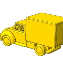 Автомобиль деревянный игрушечный "Жук-фургон"
