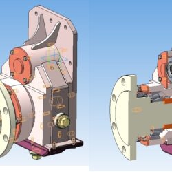 3D модель  редуктора колесного тракторного шасси