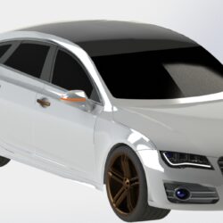 Трехмерная модель автомобиля Audi A7