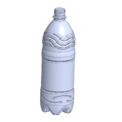 Бутылка 1л 3D