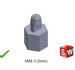 Комплект крепёжных изделий (Стойки для печатных плат MAE с фиксатором)