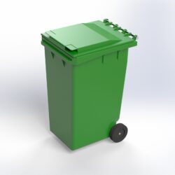 Пластиковый контейнер для мусора
