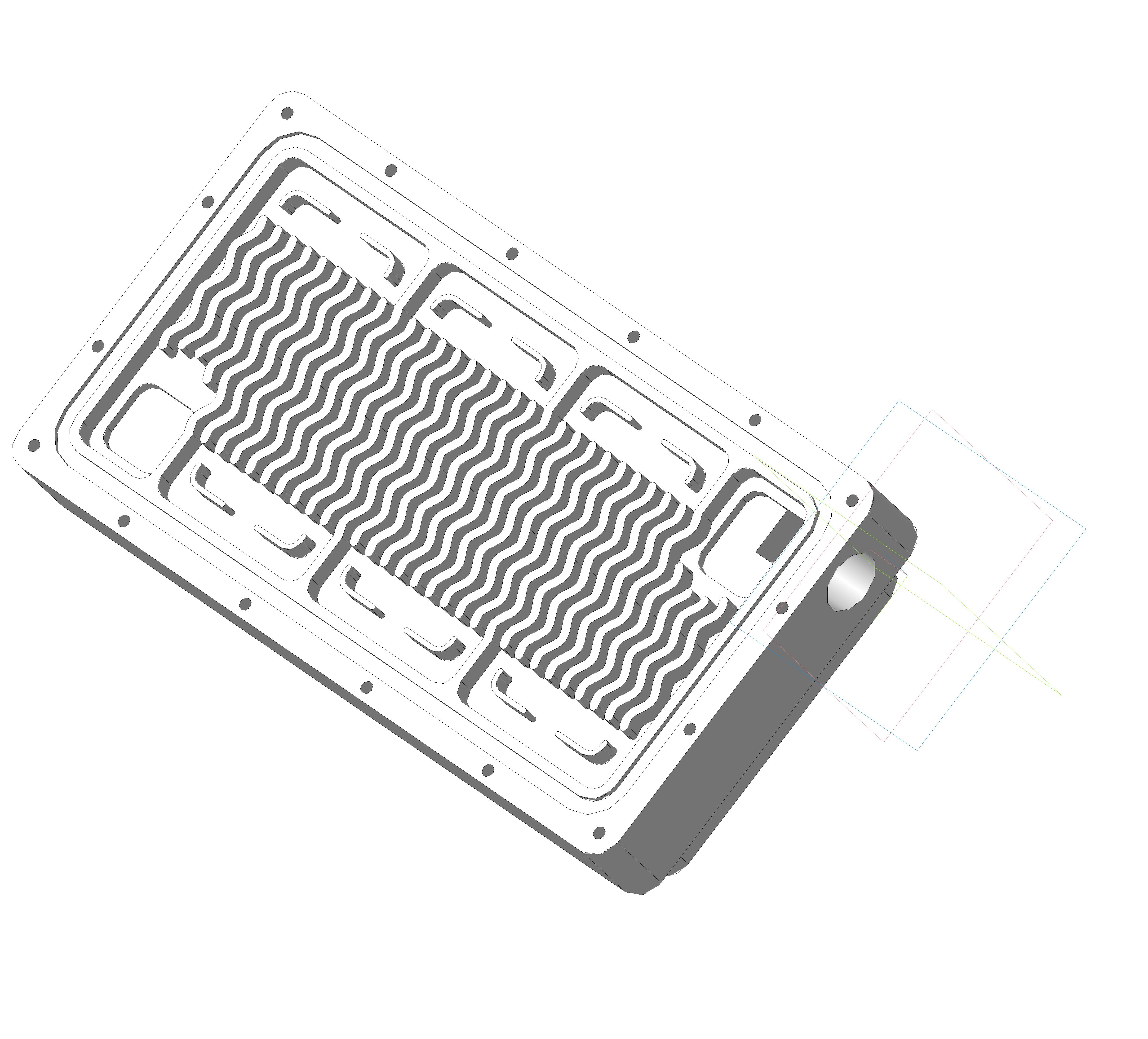 Радиатор чертеж dwg