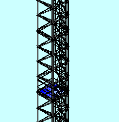 Башня радиосвязи на пригрузах Н=25м.