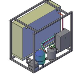 Холодильный агрегат на базе компрессор холодильного MNEUROP MT40