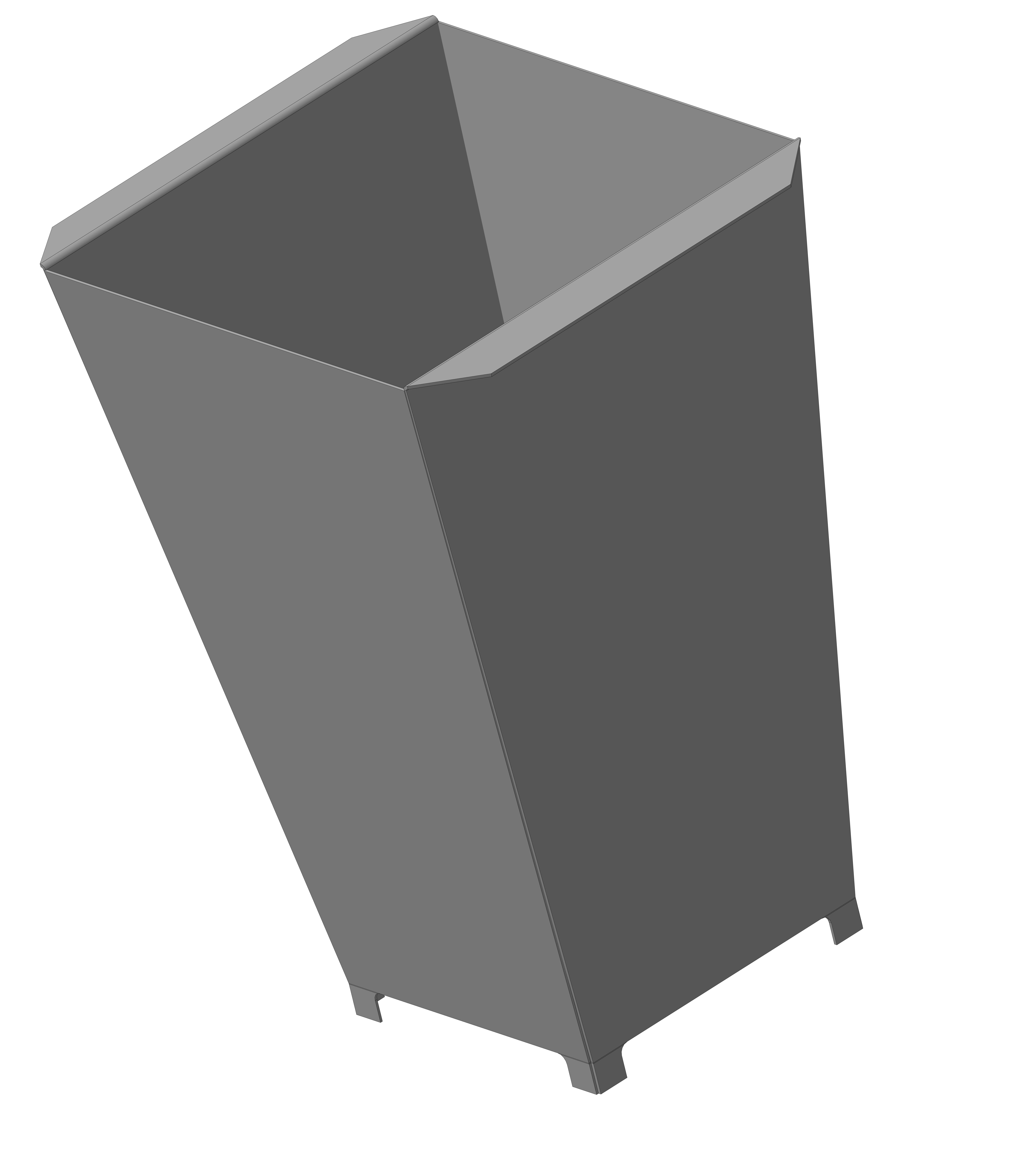 Урна из листа металла - Чертежи, 3D Модели, Проекты, Металлоконструкции