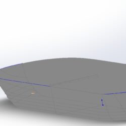 Моделирование поверхности корпуса судна  в ппп «SOLIDWORKS»