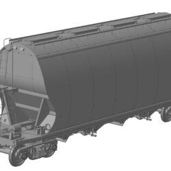 3D модель вагон-хоппер 19-9755