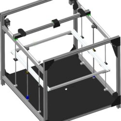 3D принтер 400х400 - стол. рабочая высота 300