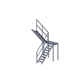 Лестница металлическая  высота - 3,2 м