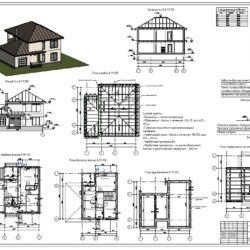 Курсовая работа по проектированию двухэтажного жилого дома в ст. Медведовская.