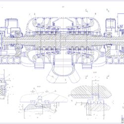 Эскизное проектирование паровой турбины (цилиндра) К -1000-60/3000 ЛМЗ (ЦВД)