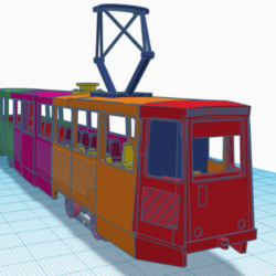 Трамвай КТМ-5М3 3D Модель