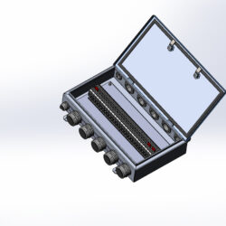 Альтернативная соединительная коробка с крышкой на петлях 530х390х125 IP54