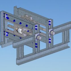 3D Модель натяжной станции тягового конвейера