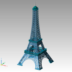 Эйфелева башня 3D модель