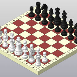 3D Сборка шахматы