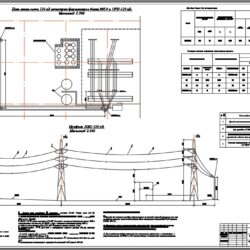 Рабочий проект "Реконструкция воздушной перекидки 7,8 АТ - ОРУ 110 кВ"