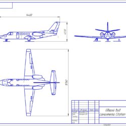 Расчет аэродинамических характеристик самолета Citation II