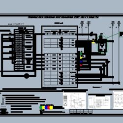 Принципиальная схема подключения цепей сигнализации системы SMART DGA 9 газоанализатор трансформатора к панели 1Р23