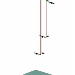 3D-модель пароконденсатной линии (паропровода)