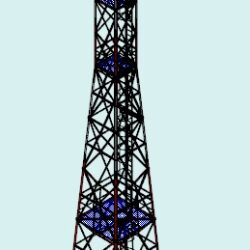 Башня сотовой связи высотой 39.9 м