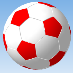 Модель футбольного мяча