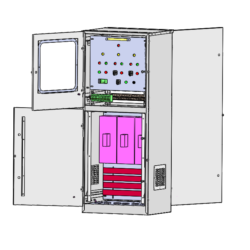 Шкаф с АВР генераторной установки (Стойка синхронизации)