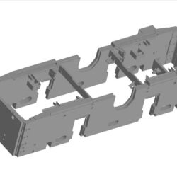 Актуальная 3D-модель рамы электровоза КР14