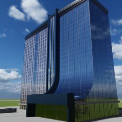 Эскизный проект здание 22 этажа