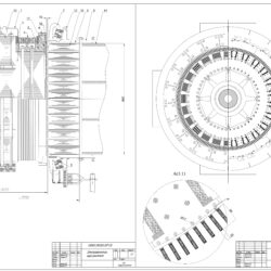 Синхронный двигатель насосной станции оросительного канала типа ВДС 375/69-24 мощностью 9500 кВт