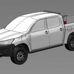 3D модель Toyota HILUX (7-е поколение)