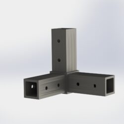 Соединители алюминиевых профилей квадратного сечения (20 мм)
