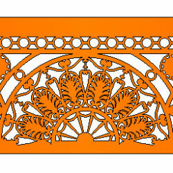 Орнамент для плазменной резки "Певческий мост"
