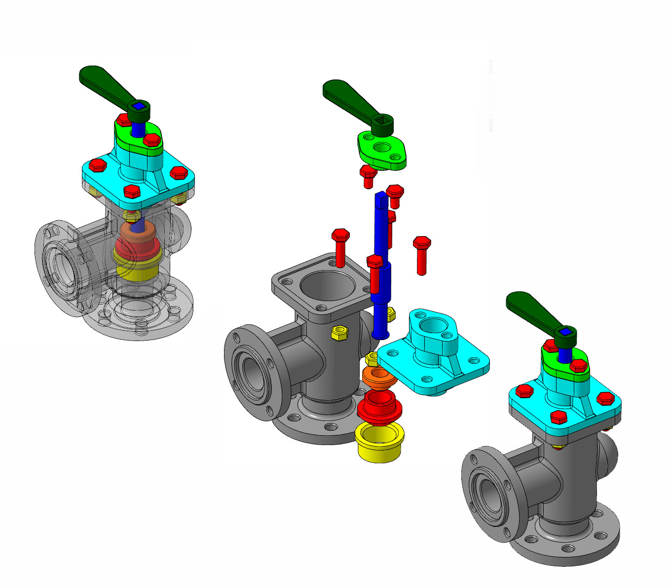  запорный Боголюбов - Чертежи, 3D Модели, Проекты .