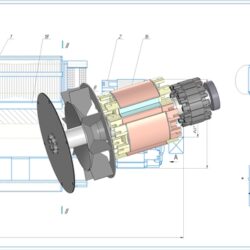 Зд модель и КД ротора синхронного генератора 30 кВ