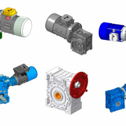 3D модели мотор-редуктор NMRV 050-130