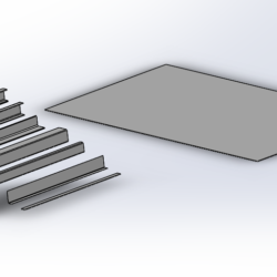 Библиотека металлопроката для SolidWorks с привязкой размеров к спецификации