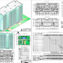 Дипломный проект на тему: Жилой дом на 72 квартиры