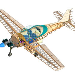 3D Модель Самолет Falco F8