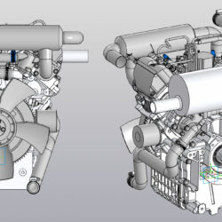 Дизельный двигатель Кипор CD2V80