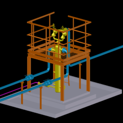 3D модель сепаратора СЦВ-Г