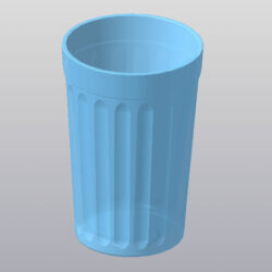 Гранёный стакан 3D модель