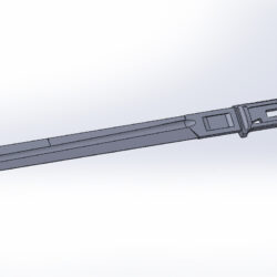 Штык нож АВС-36 (клинок и рукоять, без накладок и кнопки)