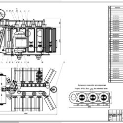 Трансформатор типа ТРДН-2500/110