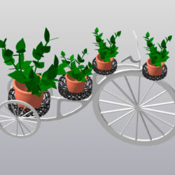 Подставка для цветов "Веловипед"