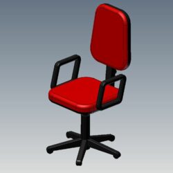 Офисное кресло - Чертежи, 3D Модели, Проекты, Интерьер и мебель