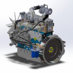Двигатель ММЗ 4DT с наддувом и механическим регулятором