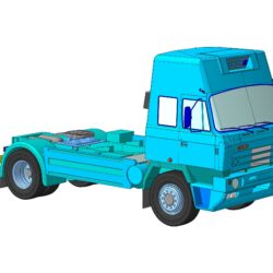 Модель грузового автомобиля TATRA T815 седельный тягач